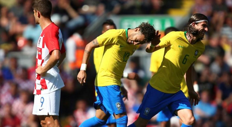 Con un gol de Neymar, Brasil venció a Croacia