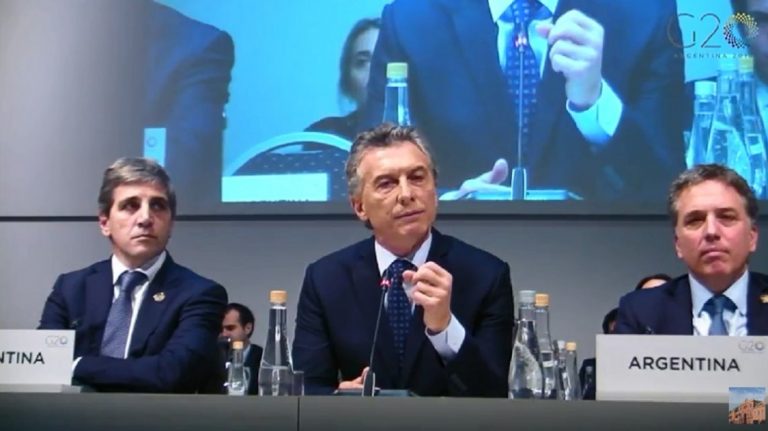 Macri: “La comunidad internacional nos ha dado un fuerte respaldo”