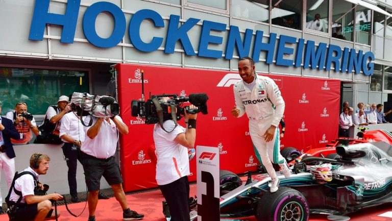 Lewis Hamilton ganó en Alemania