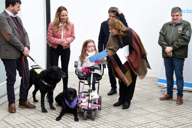 Se entregó el primer carnet de identificación a un perro de asistencia