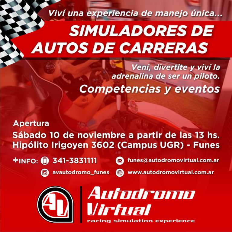 Se viene el Autódromo virtual en Funes