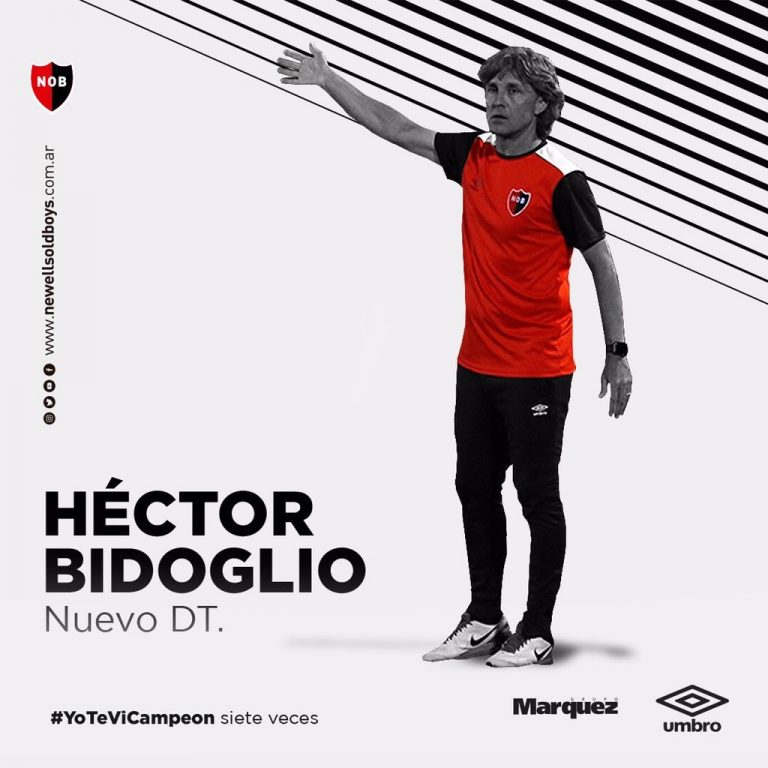 Bidoglio fue ratificado como técnico de Newell’s