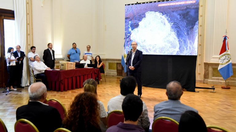 Obra Acueducto Gran Rosario: se abrieron las ofertas