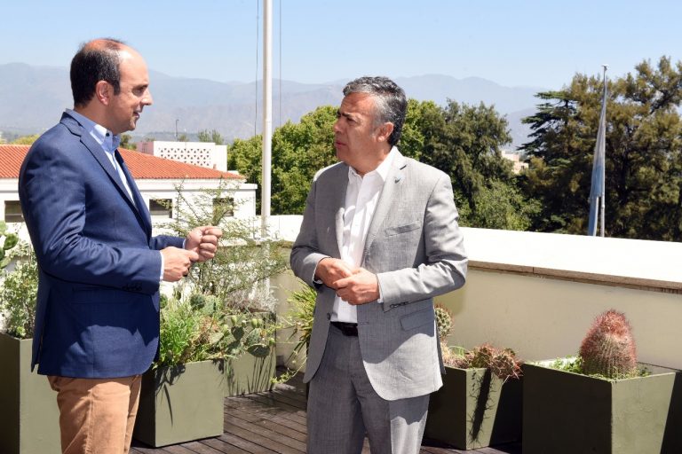 Corral junto al gobernador de Mendoza dialogaron sobre políticas de seguridad