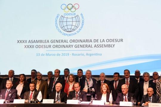 Fein participó de la apertura de la Asamblea General de Odesur