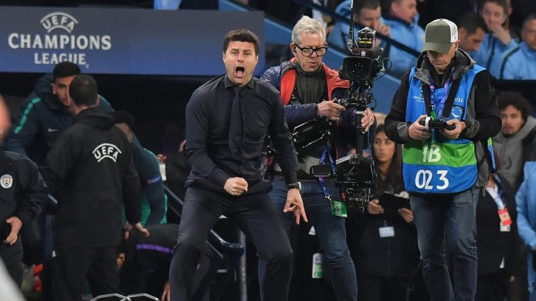 La celebración de Pochettino a lo Cristiano