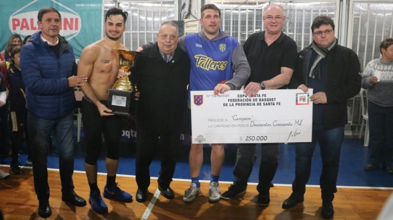 Club Atlético Talleres campeón de la Copa Santa de Básquet