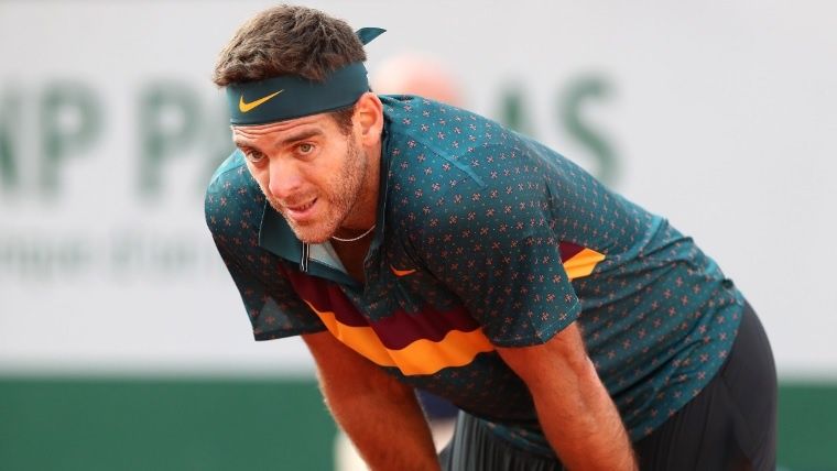 Juan Martín Del Potro se despidió de Roland Garros