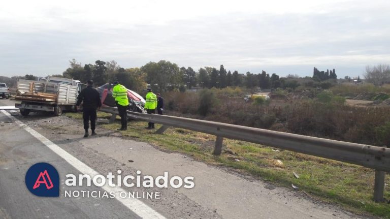 Fatal accidente sobre autopista Rosario – Santa Fe