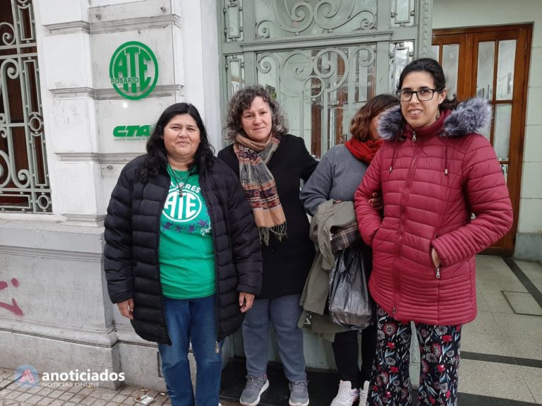 ATE Rosario marcha en conjunto por un programa de reivindicaciones