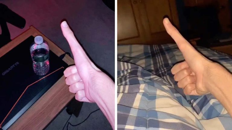El pulgar gigante: mide 13 centímetros