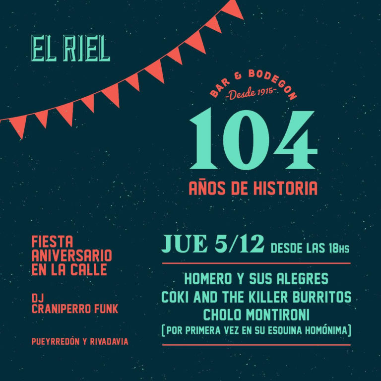 Un bodegón cumple 104 años y lo festeja con espectáculos para toda la ciudad