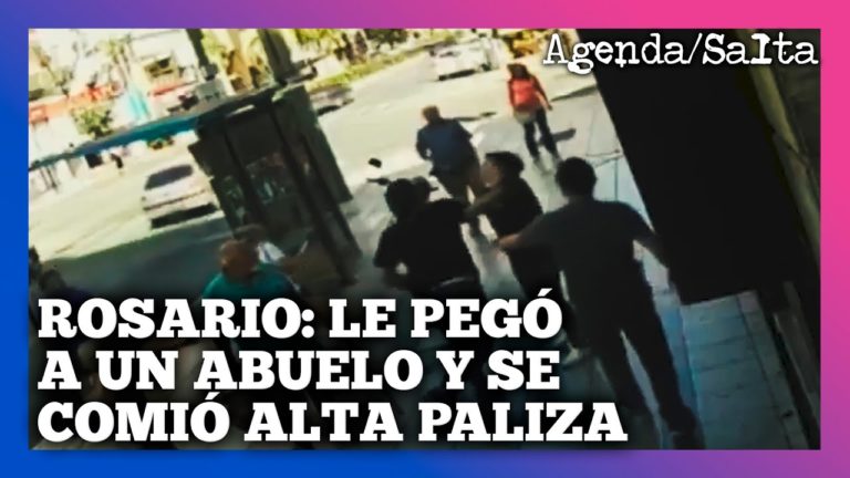 Un hombre nockeó a un joven que había atacado a un anciano