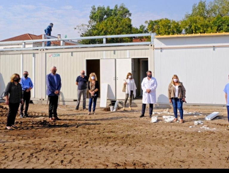 Afirman que el hospital Modular de Granadero Baigorria estará finalizado para la última semana de abril