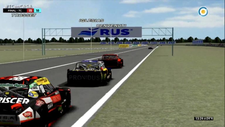 TC virtual: Nicolás Trosset ganó la segunda fecha de Toay