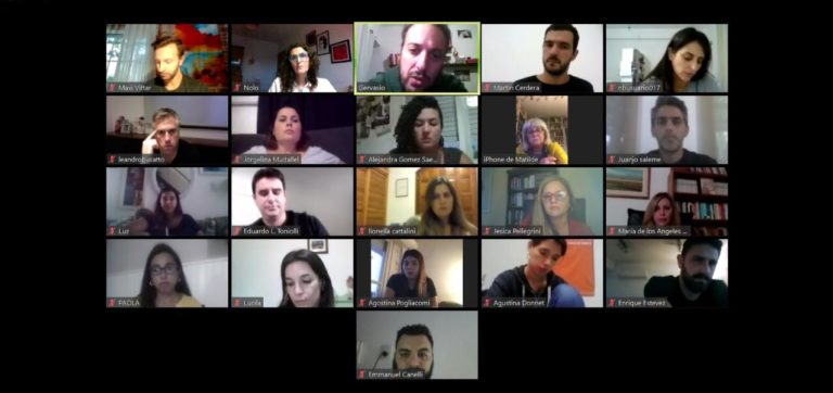 Videoconferencia entre legisladores santafesinos y la Asociación de Inquilinos de Rosario