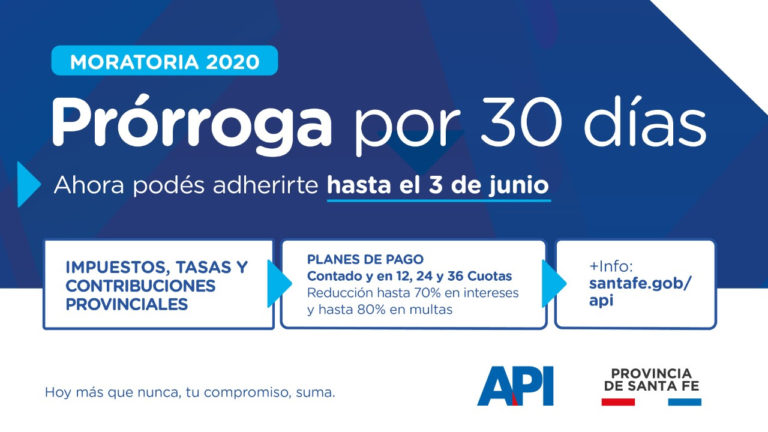 Se prorrogó la moratoria provincial hasta el próximo 3 de junio