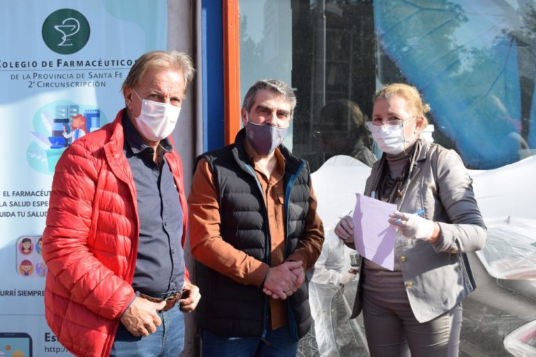 Traferri y el Colegio de Farmacéuticos trabajan en conjunto en la campaña de detección de pre síntomas de Covid19