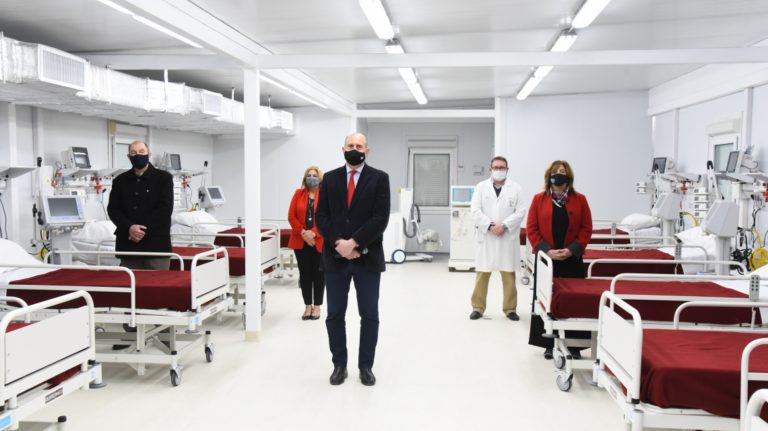 Se inauguró el hospital Modular de Emergencia en Granadero Baigorria