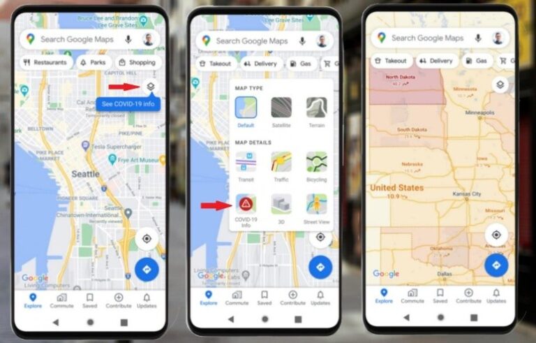 Google Maps te avisará en qué zonas hay más casos de #Covid-19