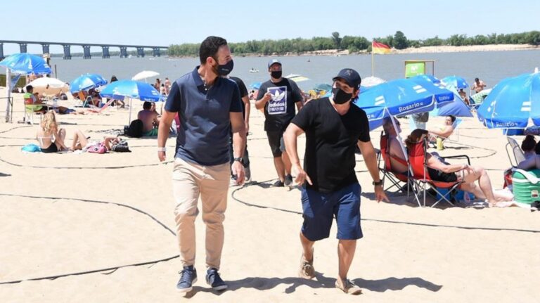 Sukerman supervisó el cumplimiento de los protocolos de actividades al aire libre en Rosario