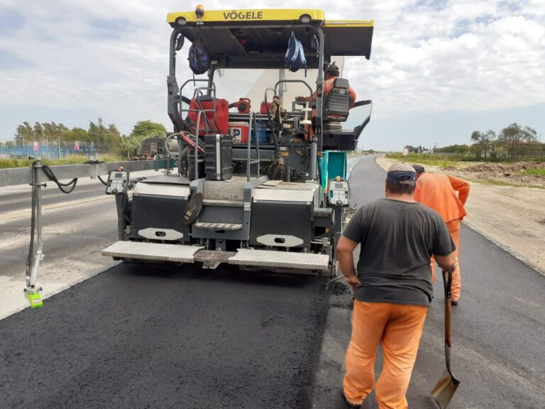Vialidad Nacional comenzó la pavimentación final de la Autopista RN 34 en Sunchales