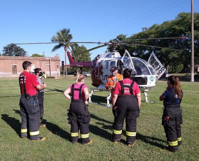San Jeronimo Sud ya cuenta con helicóptero sanitario