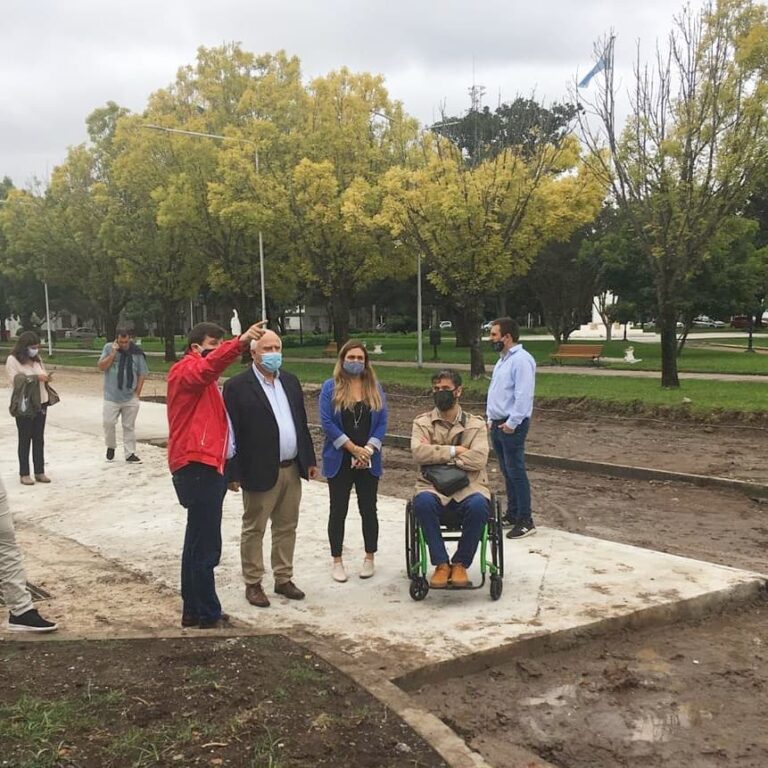 El ex Gobernador Lifschitz recorrió las obras en San Jerónimo Sud