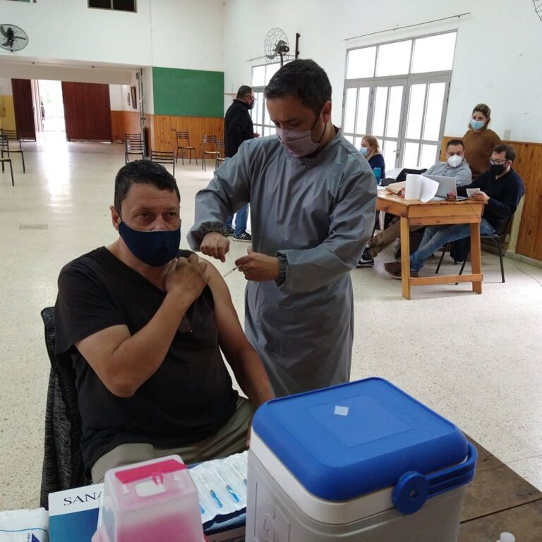 En San Jerónimo Sud el 58% de las personas recibieron la primera dosis de vacuna contra el Covid-19