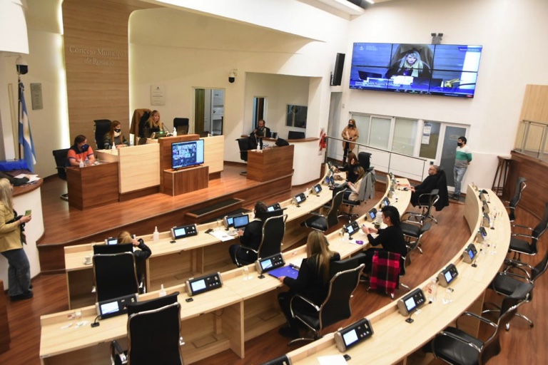 Parque España: el Concejo aprobó pedido de informes sobre el desmoronamiento