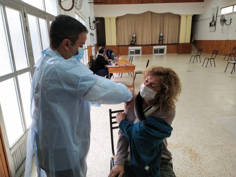 En San Jeronimo Sud el 40% de la población recibió la segunda dosis contra el covid-19