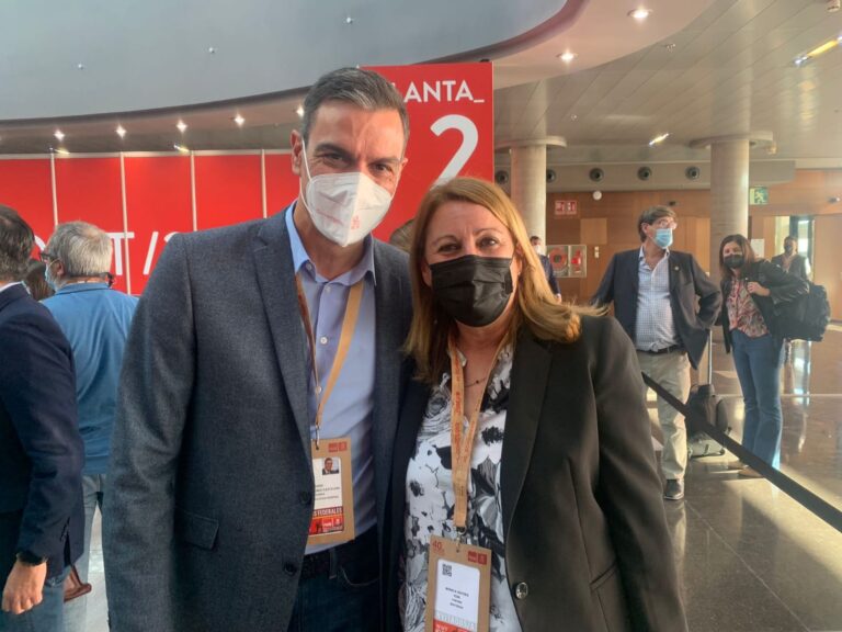 Mónica Fein junto al presidente de España: “Las ideas socialdemócratas están creciendo en el mundo”