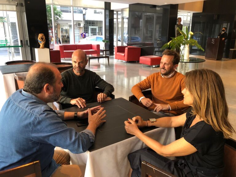 Guillermo Dietrich con los candidatos de Juntos por el Cambio: “El kirchnerismo destrozó el Aeropuerto de Rosario”