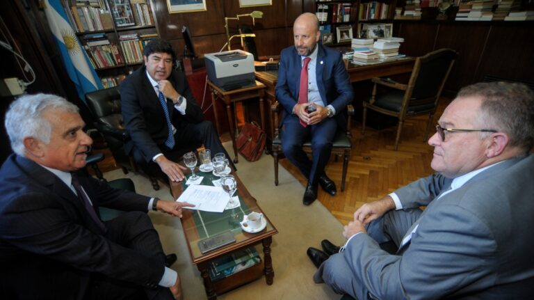 Jorge Lagna y Gabriel Somaglia se reunieron con funcionarios judiciales federales