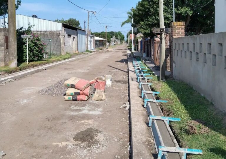 Avanza el plan de obra de la comuna de San Jerónimo Sud