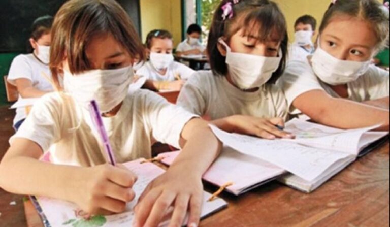 Piden a Perotti desobligar del uso de barbijo a los niños del Primer Ciclo de la Escuela Primaria