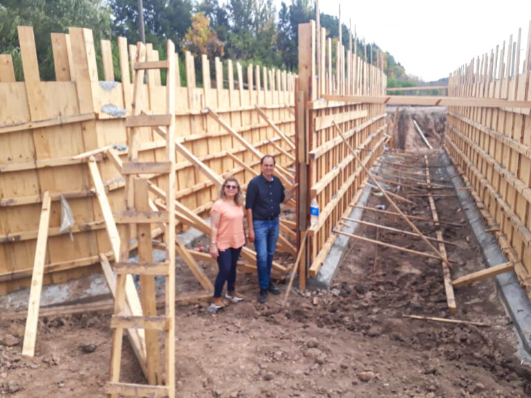 Rasetto y Aran recorrieron las obras en la Ruta Provincial 26