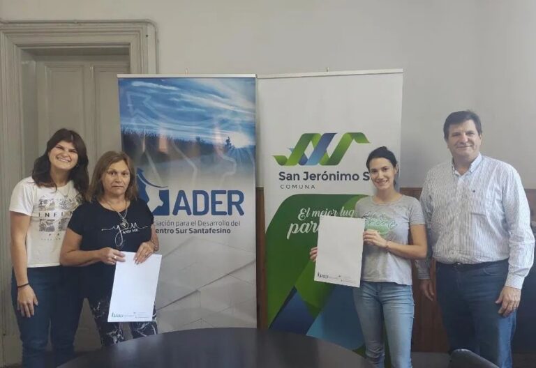 Emprendedoras de San Jerónimo Sud recibieron fondos de la Asociación para el Desarrollo del Centro Sur Santafesino