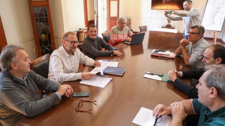 Ruta 91: Rasetto, Drovetta y Chiminello se reunieron con la provincia