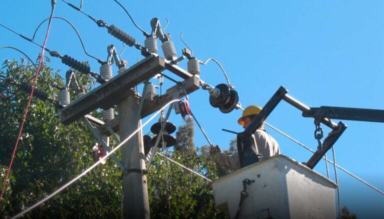 Con aportes de la Senaduría, comenzó importante mantenimiento de líneas eléctricas