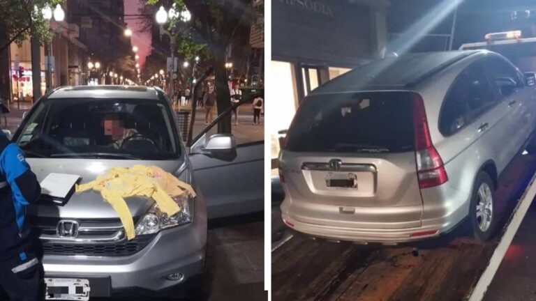 Conducía ebrio por la peatonal Córdoba con una camioneta
