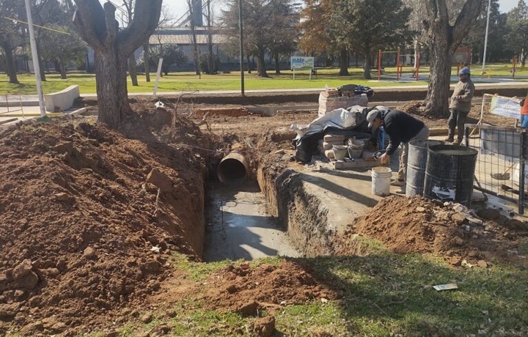 Nuevas obras contra inundaciones en San Jerónimo Sud