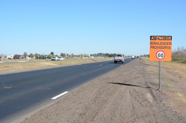 Vialidad Nacional finalizó la pavimentación de la autopista entre Rosario y Roldán