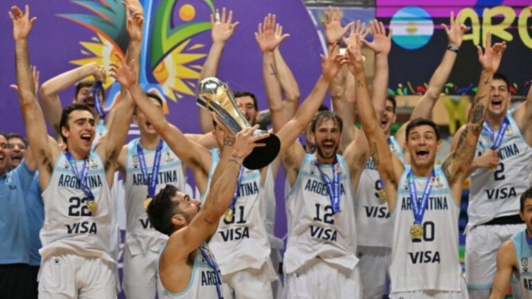 Argentina venció a Brasil y es campeón de la Copa América de básquet