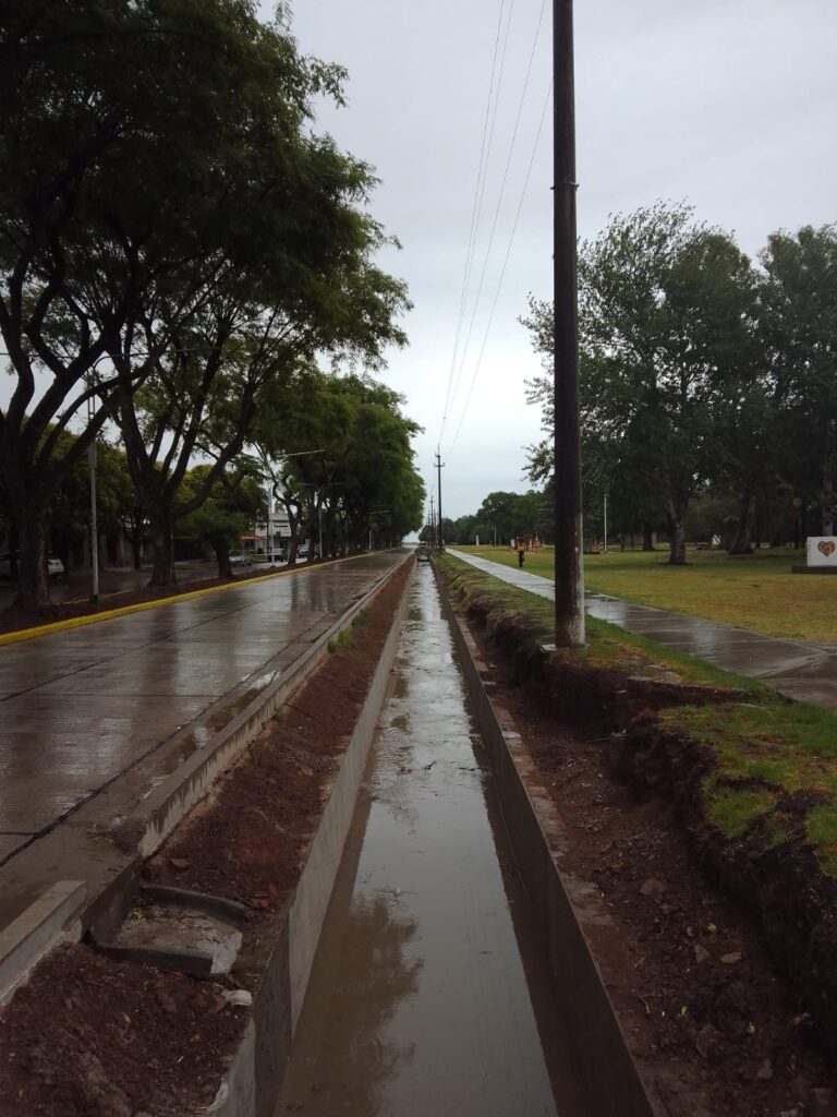 San Jerónimo Sud: avanza el entubamiento en Avenida San Martín
