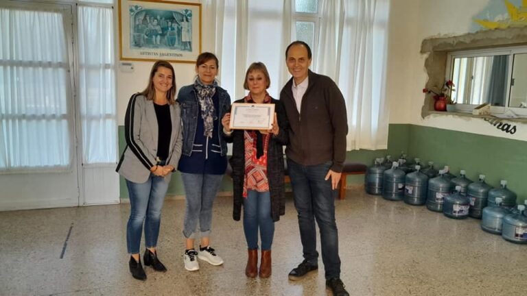 Rasetto visitó instituciones en Villa Eloísa