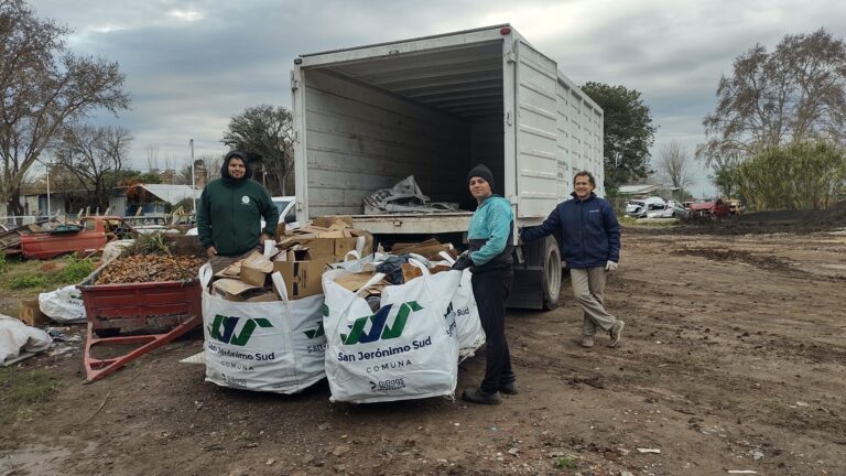 Avanza la separación de residuos en San Jerónimo Sud