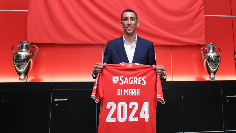 Di María llegó a Benfica: “Tenía ganas de volver a casa”