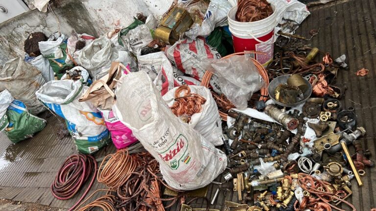 Control de chatarrerías: ya se incautaron 400 toneladas de material no ferroso