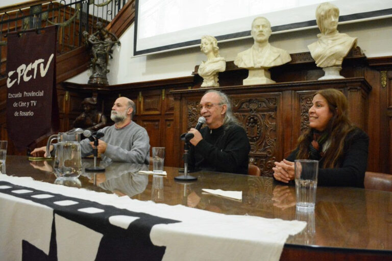 Por los 40 años de la Escuela Provincial de Cine y televisión se realizó una clase pública en el Concejo